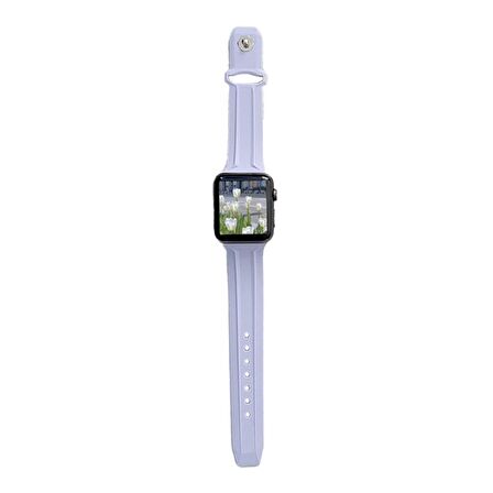 Apple Watch 3 4 5 6 7 8 38mm 40mm 41mm TME Line Silikon Kordon