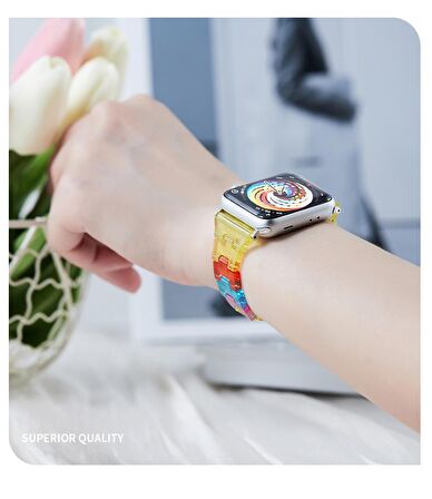 Apple Watch 2 3 4 5 6 7 8 38mm 40mm 41mm TME Rainbow Kordon