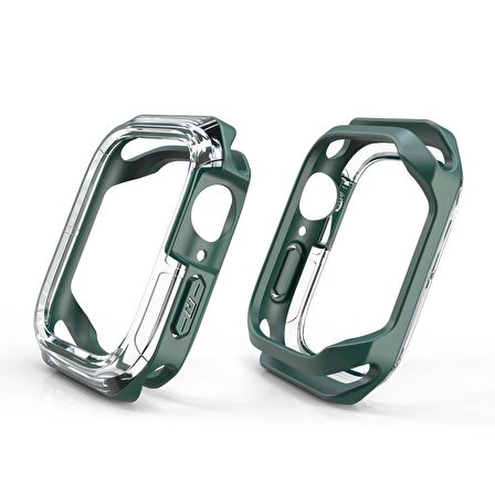 Apple Watch 7 8 41mm Uyumlu Rugged Kasa Koruyucu 360 Tam Koruma