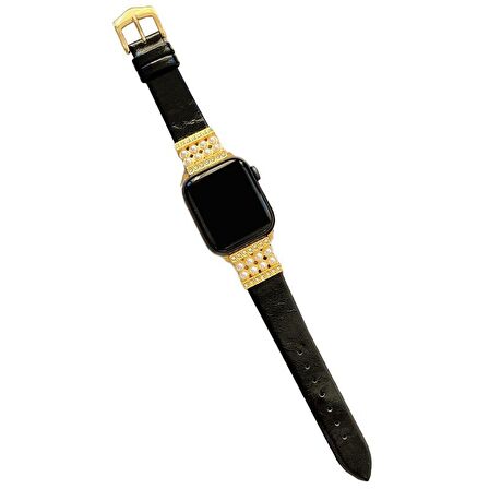 Apple Watch 4 5 6 7 8 Ultra 45mm 44mm 42mm İnci Taşlı Kordon