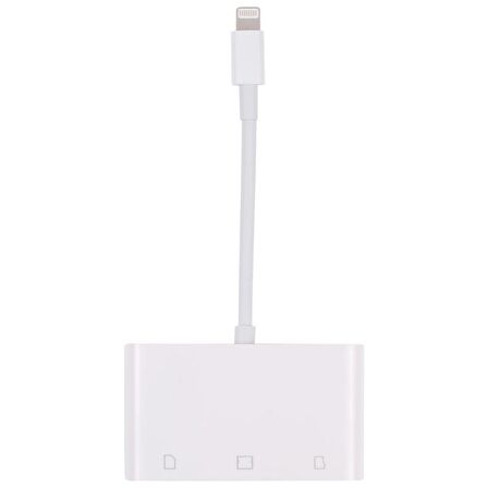 iPhone iPad iPod SD TF CF Kart Okuyucu Adaptör Çevirici NK1011