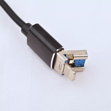 iPhone Lightning 2 Usb 2.0 Type-C Kulaklık ve Şarj Giriş Adaptör