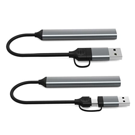 USB 3.0 Type-C 1xUSB 3.0 3xUsb 2.0 HUB Otg Çoğaltıcı UCA9701