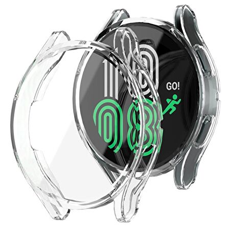 Samsung Galaxy Watch 5 44mm Silikon Kapak Kılıf Ekran Koruyucu