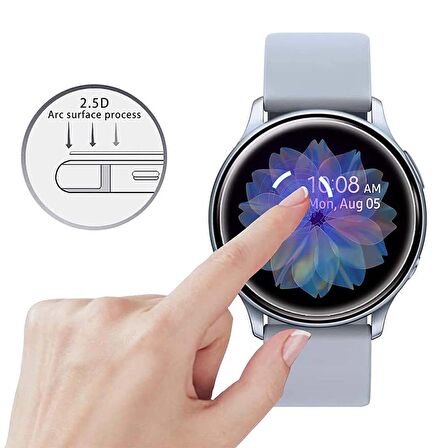 Samsung Galaxy Watch 5 44mm 3D Cam Full Ekran Koruyucu
