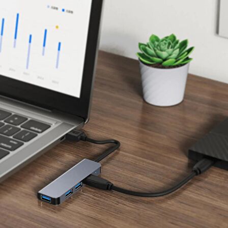 Type-C 1xUSB 3.0 3xUsb 2.0 HUB Otg Çoğaltıcı Adaptörü BYL-2013T