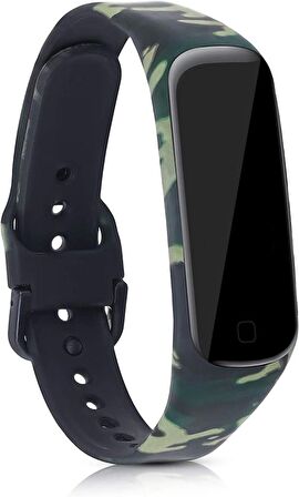 Samsung Galaxy Fit 2 R220 Kamuflaj Desenli Kordon Kayış