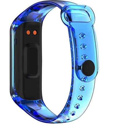 Samsung Galaxy Fit 2 R220 Transparan Şeffaf Silikon Kordon Kayış