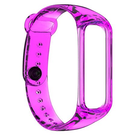 Samsung Galaxy Fit 2 R220 Transparan Şeffaf Silikon Kordon Kayış