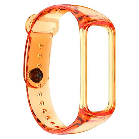 Samsung Galaxy Fit 2 R220 Transparan Şeffaf Silikon Kordon Kayış