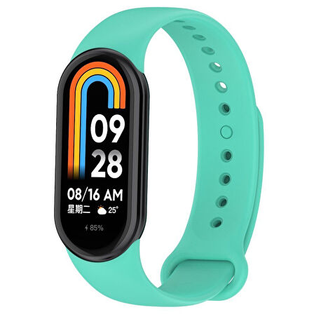 Xiaomi Mi Band 8 Mi Band 9 Uyumlu Akıllı Bileklik Silikon Kordon Kayış