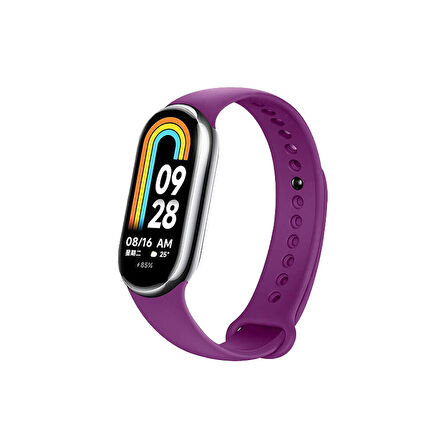 Xiaomi Mi Band 8 Mi Band 9 Uyumlu Akıllı Bileklik Silikon Kordon Kayış
