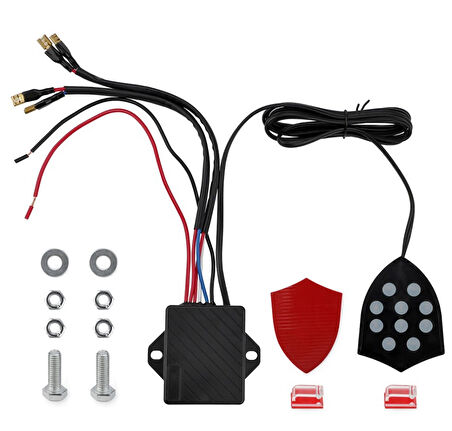 Mrsogo Araç Otomobil 12 Volt Elektronik Salyangoz Korna Siren 10 Ses