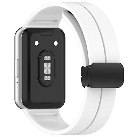 Samsung Galaxy Fit 3 R390 Uyumlu Manyetik Mıknatıslı Band Silikon Kordon Kayış