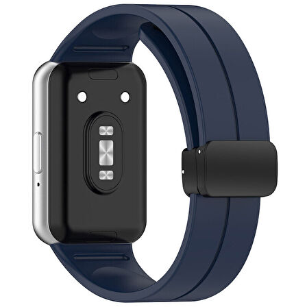 Samsung Galaxy Fit 3 R390 Uyumlu Manyetik Mıknatıslı Band Silikon Kordon Kayış