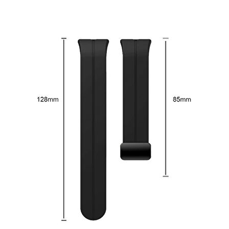 Samsung Galaxy Fit 3 R390 Uyumlu Manyetik Mıknatıslı Band Silikon Kordon Kayış