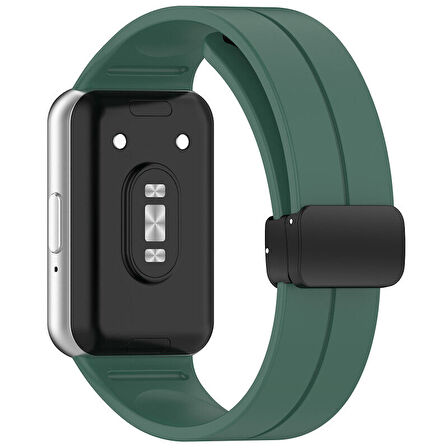 Samsung Galaxy Fit 3 R390 Uyumlu Manyetik Mıknatıslı Band Silikon Kordon Kayış