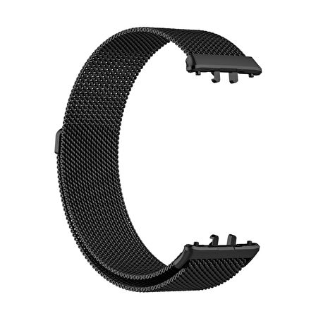 Samsung Galaxy Fit 3 R390 Uyumlu Metal Hasır Manyetik Kordon Kayış