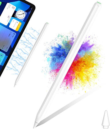 iPad Air 4 5 Pro 11 12.9 Mini 6 Uyumlu Kablosuz Şarj Palm Rejection Stylus Kalem