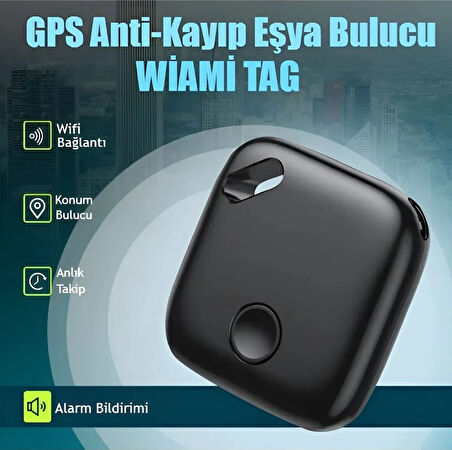 AirTag iOS iPhone iPad Mac Uyumlu Akıllı Gps Takip Cihazı İzleme Eşya Bulucu Kare