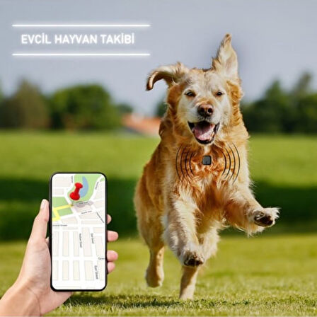 AirTag iOS iPhone iPad Mac Uyumlu Akıllı Gps Takip Cihazı İzleme Eşya Bulucu Kare