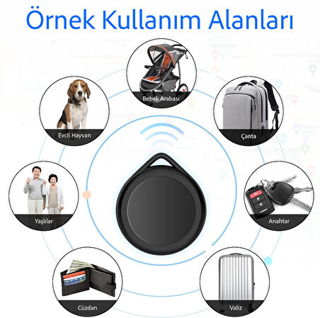 AirTag iOS iPhone iPad Mac Uyumlu Akıllı Gps Takip Cihazı İzleme Eşya Bulucu