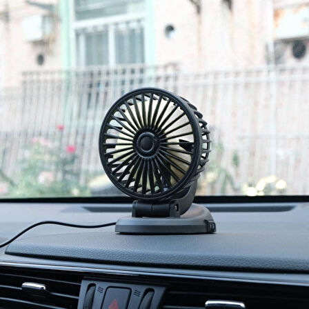 Araç Araba Otomobil Mini Vantilatör Fan Pervane Soğutucu 12V FAN20