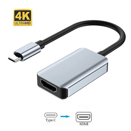 Type-C to Hdmi Çevirici 4K 2K 60Hz Mini Taşınabilir Görüntü Aktarım BYL-2006A