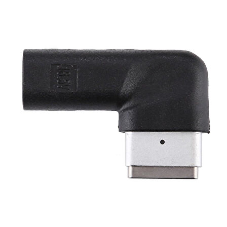 Type-C To Magsafe 2 85W a Kadar Destekli 90 Derece Çevirici Adaptör