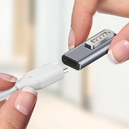 Type-C to Magsafe 1 60w 85w T Type Çevirici Şarj Adaptörü