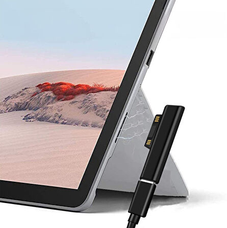 Type-C to Microsoft Surface Pro 3 4 5 6 7 8 Laptop 1 2 3 4 Surface Book 1 2 3 Surface Go Şarj Kablosu