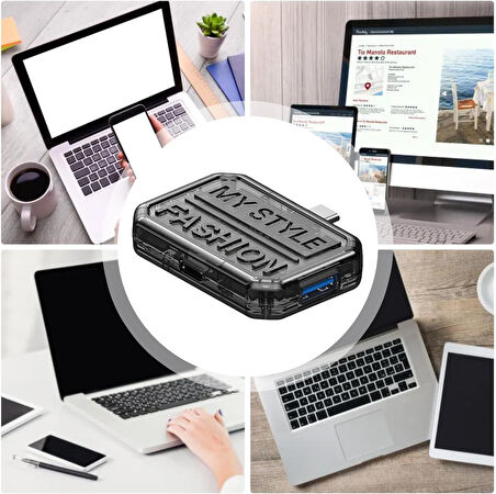 Type-C Hdmi Usb 3.0 Pd Şarj Giriş Mini Taşınabilir Çevirici Adaptör BX3H
