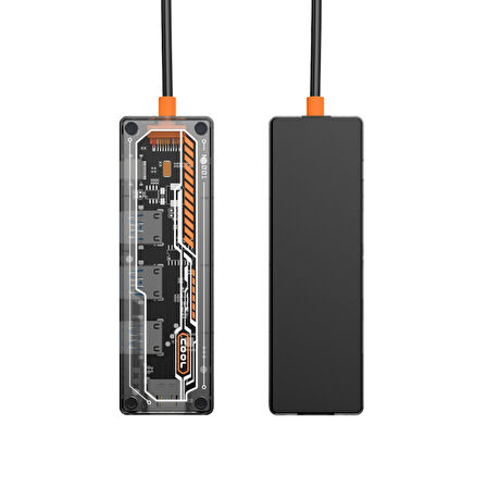 Type-C 3X Usb 3.0 Hub Pd HDMI Şarj Girişli Hub Çevirici Adaptör SW5H