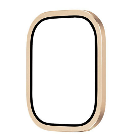 Apple Watch Ultra 49mm Uyumlu Metal Çerçeveli Ekran Koruyucu