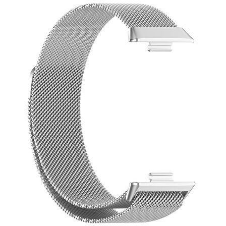 Huawei Watch Fit 3 Uyumlu Manyetik Mıknatıslı Hasır Kordon Kayış