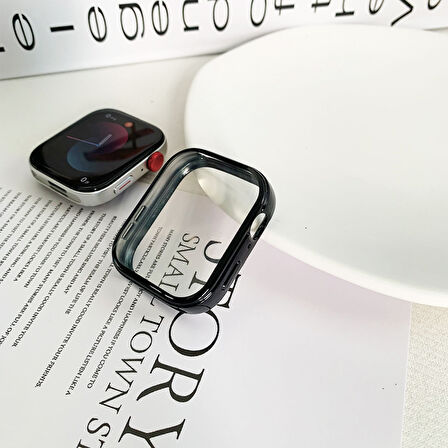 Huawei Watch Fit 3 Uyumlu Kasa Ekran Koruyucu 360 Tam Koruma Kılıf Kapak
