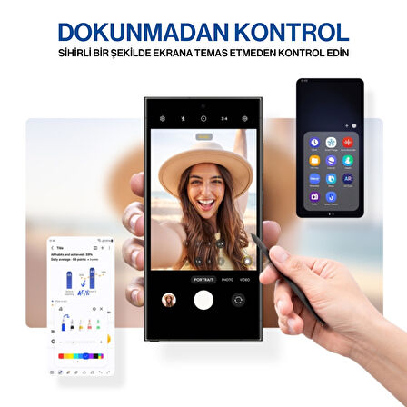 Samsung Galaxy S24 Ultra Uyumlu S Pen Dokunmatik Stylus Kalem ve Yedek Uç
