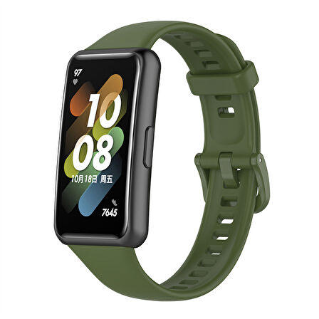 Huawei Band 7 Uyumlu Silikon Kordon Kayış