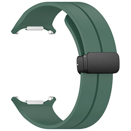 Samsung Galaxy Watch 7 Ultra 47mm Uyumlu Manyetik Mıknatıslı Band Silikon Kordon Kayış