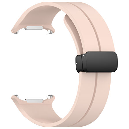 Samsung Galaxy Watch 7 Ultra 47mm Uyumlu Manyetik Mıknatıslı Band Silikon Kordon Kayış