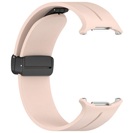 Samsung Galaxy Watch 7 Ultra 47mm Uyumlu Manyetik Mıknatıslı Band Silikon Kordon Kayış
