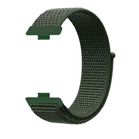 Huawei Watch Fit 3 Uyumlu Woven Örgü Naylon Kordon