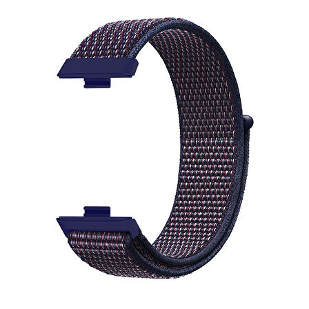 Huawei Watch Fit 3 Uyumlu Woven Örgü Naylon Kordon