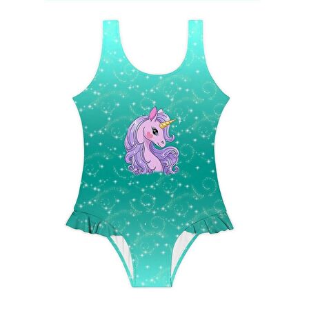 SlipStop Bellissima Swimsuit Yeşil Çocuk Mayo