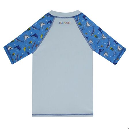 SlipStop Olympos T-Shirt Mavi Çocuk Tshirt