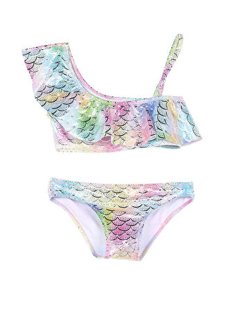 Slipstop Çok Renkli Kız Çocuk Bikini Takım SB2314000617