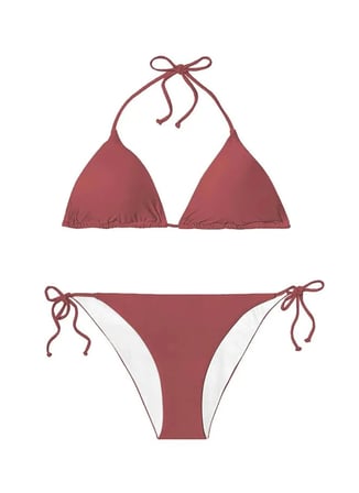 Slipstop Bordo Kadın Bikini Takım SB2440000306