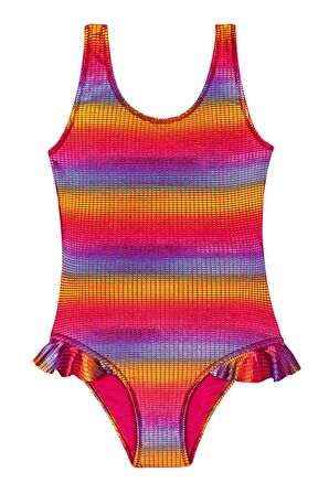SlipStop Kendall Junior Swimsuit KIRMIZI Çocuk Mayo