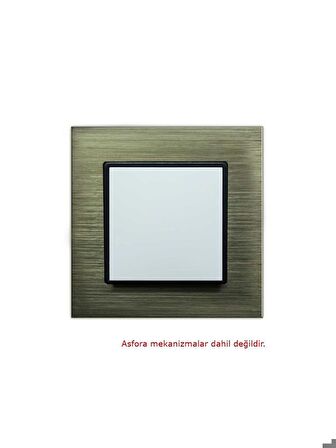 Asfir Schneider Asfora Serisi Alüminyum Bronz Tekli Çerçeve ALG101-71 Modeli
