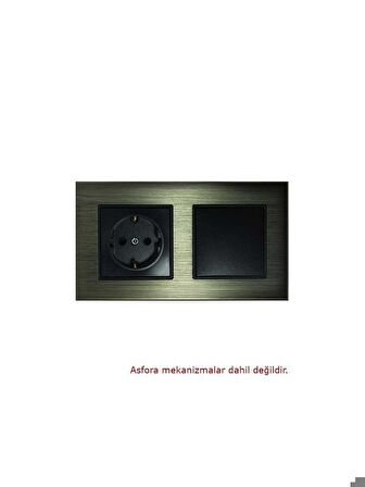 Asfir Schneider Asfora Serisi Alüminyum Bronz İkili Çerçeve ALG102-71 Modeli